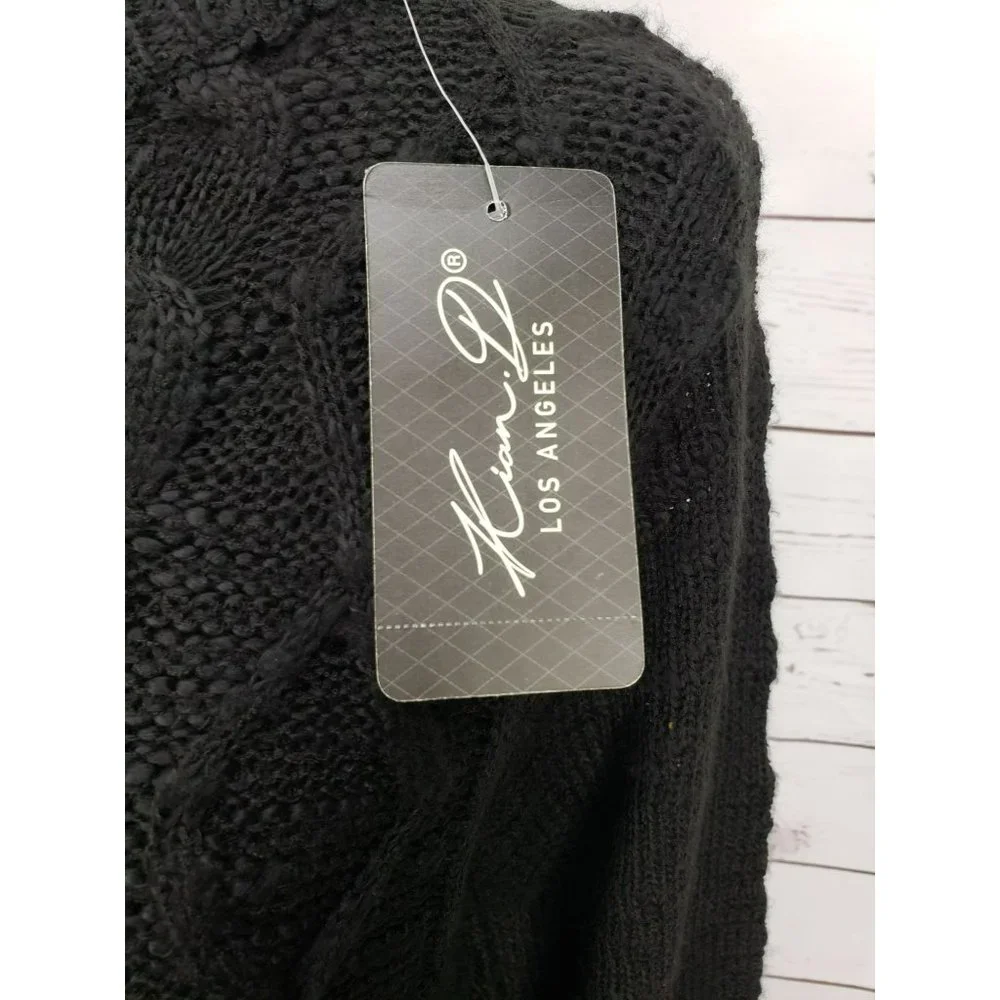 Kian D Pullover Sweater Mens Cotton Knit Crew Neck Soft Size Medium‎